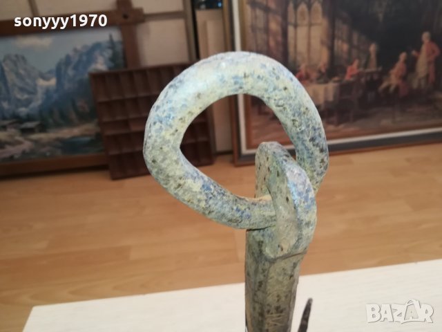 ПОРЪЧАНА-СТАРА КОТВА-34х16х16см-АНТИКА 2610211246, снимка 7 - Антикварни и старинни предмети - 34587661