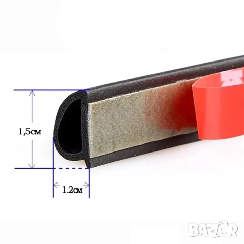 Гумено уплътнение за врата, снимка 2 - Аксесоари и консумативи - 51981799