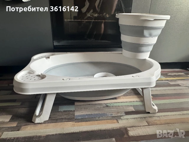 Корито сгъваемо за бебе комплект, снимка 3 - За банята - 51186492