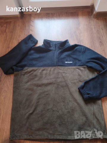 Columbia Men's Steens Mountain Half Zip Classic Fit - страхотен мъжки полар НОВ БЕЗ ЕТИКЕТИ ХЛ, снимка 5 - Спортни дрехи, екипи - 52310002