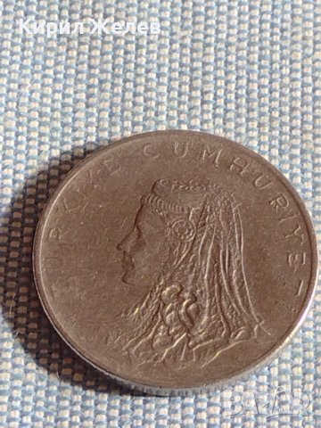 Три монети 10 сантима 1920г. Франция / две Турски монети за КОЛЕКЦИЯ ДЕКОРАЦИЯ 31697, снимка 5 - Нумизматика и бонистика - 44506691