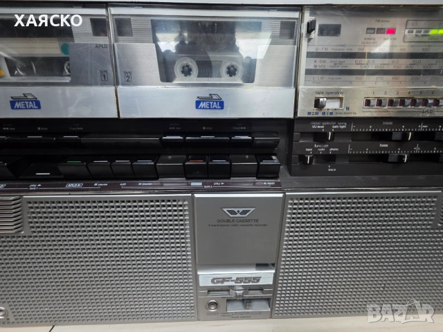 SHARP GF-555H, снимка 3 - Радиокасетофони, транзистори - 52989413