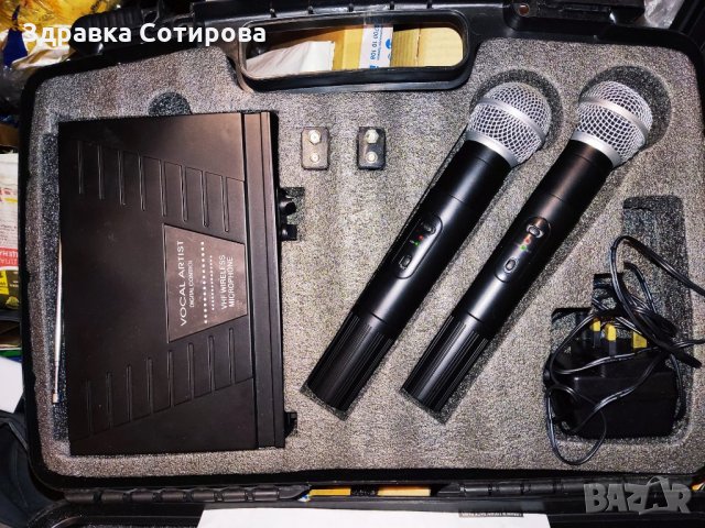 НОВИ безжичен микрофон "Prosound microphones" Pro sound -сет с 2 микрофона, снимка 1 - Микрофони - 35157512