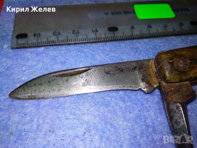 GERLACH Стар МНОГО РЯДЪК КОЛЕКЦИОНЕРСКИ ПОЛСКИ АРМЕЙСКИ ДЖОБЕН НОЖ 2-ра СВЕТОВНА ВОЙНА ВСВ 44114, снимка 5 - Антикварни и старинни предмети - 44755845
