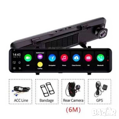 12-инчово смарт огледало с Android 14.0, 4G/LTE и WiFi свързаност, снимка 2 - Аксесоари и консумативи - 53478102