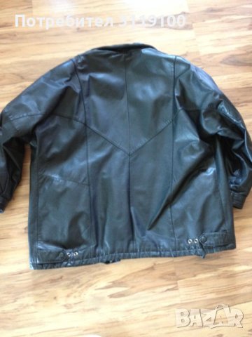 Страхотно кожено манто, снимка 4 - Якета - 42239202