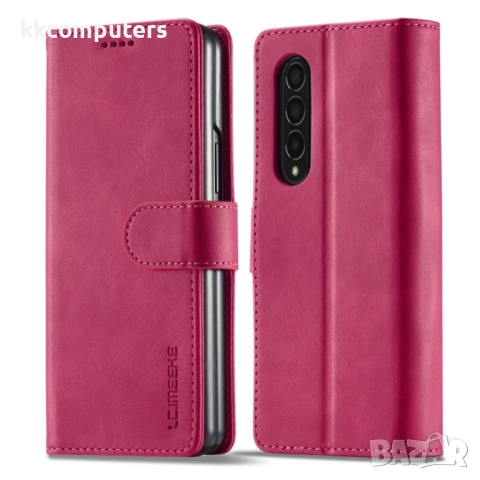 Samsung Galaxy Z Fold4 5G LC.IMEEKE Кожен Калъф и Протектор, снимка 11 - Калъфи, кейсове - 52807226