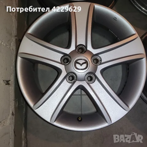 Оригинални алуминиеви джанти Мазда 16 цола., снимка 5 - Гуми и джанти - 55994350