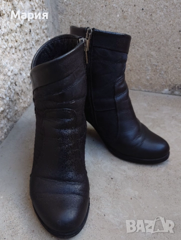 Боти от естествена кожа