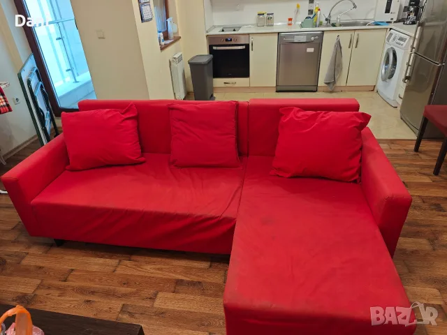 Диван Ъглов 2.60 м , снимка 2 - Дивани и мека мебел - 56360365