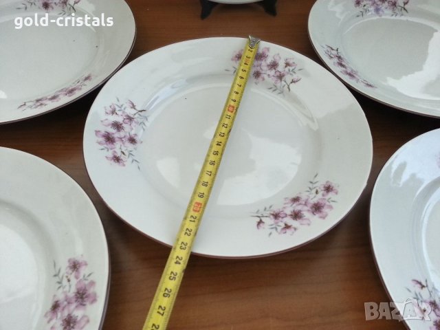 Стар български порцелан чинии плитки