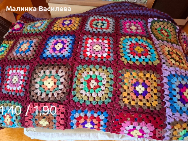 плетиво  покривка  за легло , снимка 5 - Полиране - 53728674