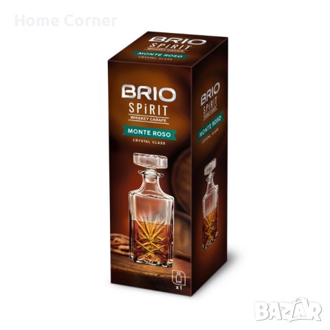 Гарафа Brio Spirit Monte Roso, 750 мл, кристално стъкло, снимка 2 - Аксесоари за кухня - 44232060