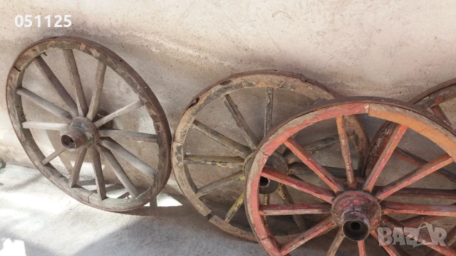 масивни колела от каруца - огромни , снимка 7 - Антикварни и старинни предмети - 50659952