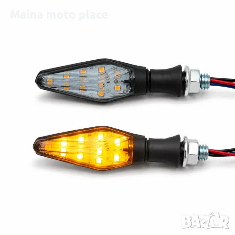 Мигачи за мотор, скутер, атв 12V, снимка 3 - Аксесоари и консумативи - 55747022