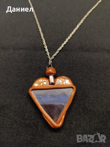 Hand made интересен гердан, снимка 2 - Колиета, медальони, синджири - 52263608