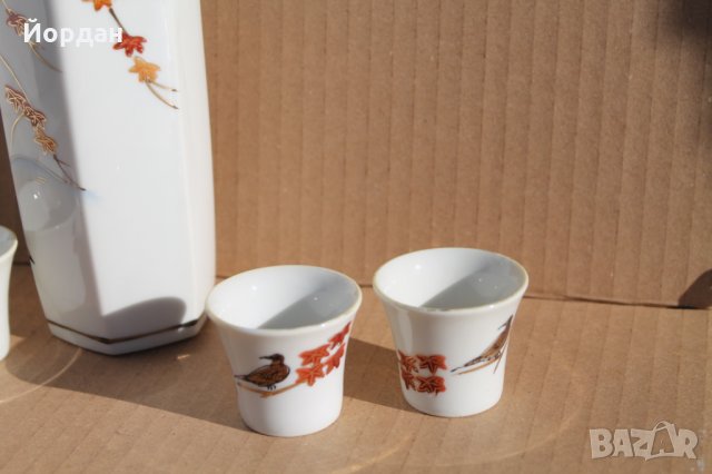 Порцеланов сервиз 4 чаши и 1 каничка, снимка 8 - Сервизи - 35806068