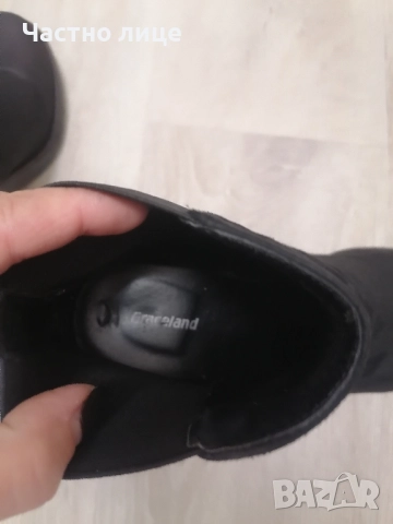 38н.Велур дамски боти, стелка 25 см., ток 8 см. , снимка 5 - Дамски боти - 52500847