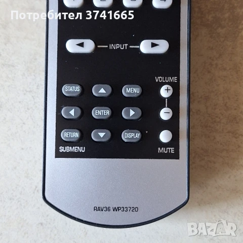 Дистанционно за ресивър Yamaha RAV36 WP33720 , снимка 3 - Ресийвъри, усилватели, смесителни пултове - 51430034