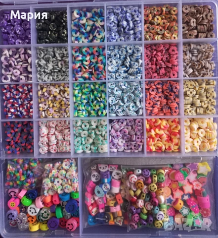 Мъниста кутии, гривни, фиби, брошка, нанизи, снимка 3 - Други - 52669210