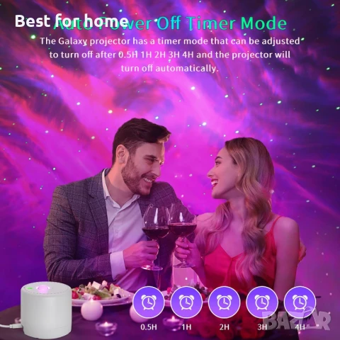 Галакси проектор, звезден проектор за спалня, снимка 4 - Други - 51066647