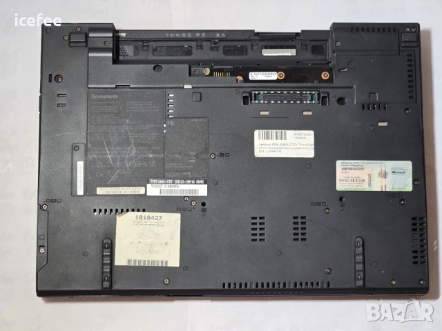  Lenovo T61 Intel Core 2 Duo 2.4GHz, снимка 10 - Лаптопи за работа - 50997193