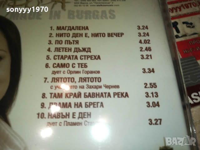 ТОНИ ДИМИТРОВА ЦД 0810251637, снимка 14 - CD дискове - 51987754