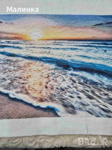 Продава се гоблен ,, Морски залез”, снимка 3 - Гоблени - 51094975