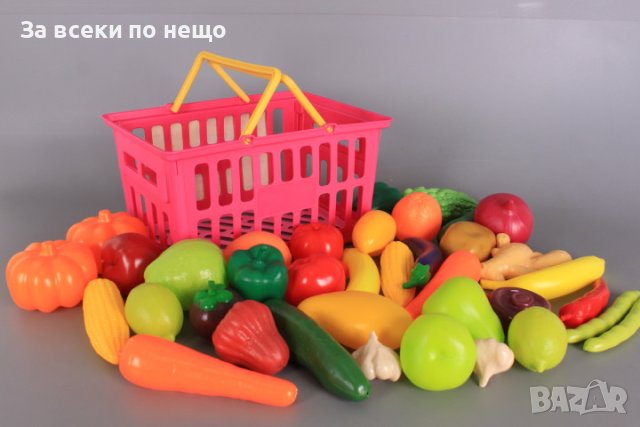 ✨Детска кошница с плодове и зеленчуци, снимка 4 - Играчки за стая - 41803645