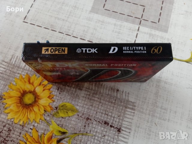 TDK D 60 нова аудио касета, снимка 3 - Аудио касети - 41638689
