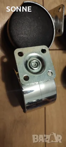 Колела за мебели, с 2 колелца, 50 мм х 20 мм, снимка 3 - Други - 48435438