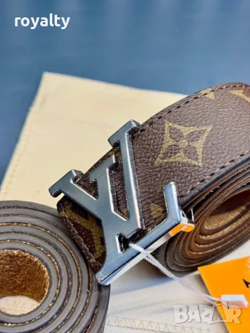 Louis Vuitton колани естествена кожа , снимка 10 - Колани - 49235422
