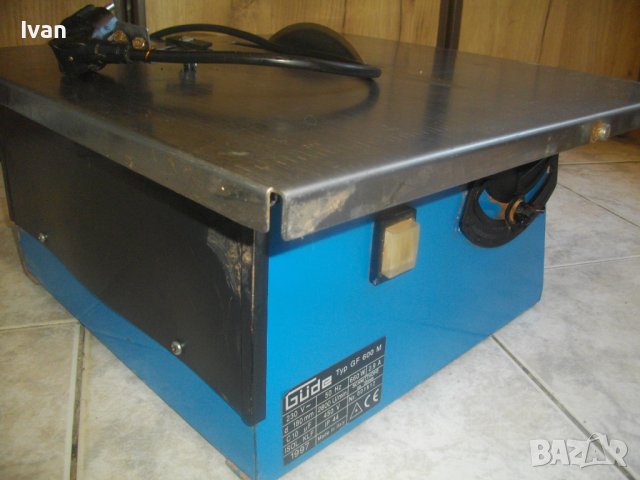 660W/2,9A/ф180мм-Made in ITALY-ОРИГИНАЛНА Ел.Машина Рязане 35мм Плочки/Плочи-Професионална-ПочтиНова, снимка 2 - Други инструменти - 40982550