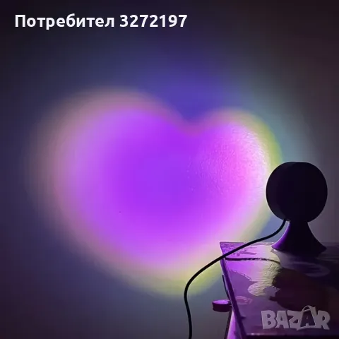 Лампа За Проекция На Сърце-Любов, снимка 7 - Прожектори - 50313266