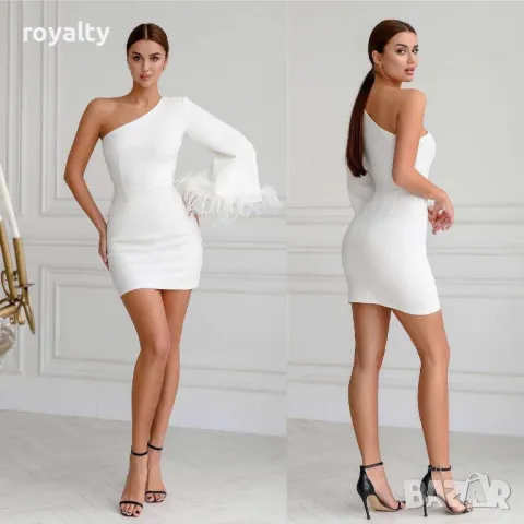 Уникална дамска бяла рокля ❤️