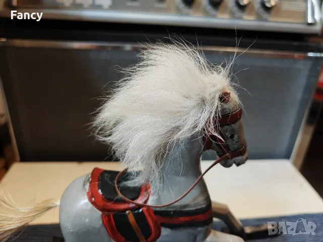 Дървено конче-люлка , снимка 4 - Антикварни и старинни предмети - 49425080