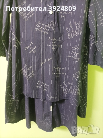 Дамска дълга риза , снимка 3 - Ризи - 52621093