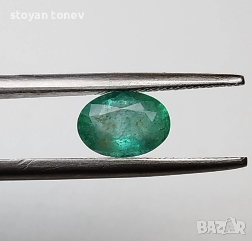 Естествен изумруд с приятен цвят 0.62кт.! Нов!, снимка 2 - Други - 52173739