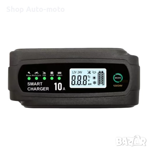 Смарт зарядно за акумулатор Automat, 12-24V, 10A, снимка 3 - Аксесоари и консумативи - 51500255
