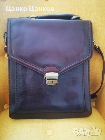 Продам луксозна италианска чанта от естествена кожа , снимка 5 - Чанти - 44921231