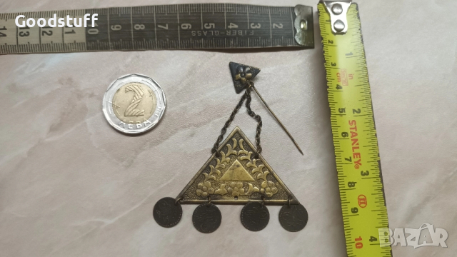 Възрожденски накит, игла,начелник,забодка,бижу,трепка , снимка 2 - Антикварни и старинни предмети - 52549085