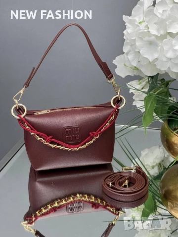 Дамски Кожени Чанти ✨MIU MIU , снимка 7 - Чанти - 51572915
