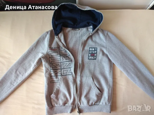 Тениски, потници, къси панталони, суичер Puma, Minecraft, долнища 146/152, cки екип 140/146, яке 152, снимка 8 - Детски анцузи и суичери - 48468542