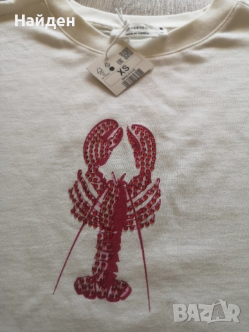 Дамска тениска Reserved, размер XS, снимка 8 - Тениски - 52345049