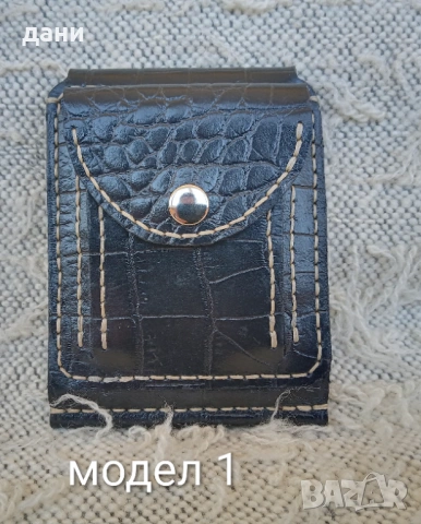 Clip wallet -  портфейл от естествена кожа , снимка 13 - Портфейли, портмонета - 52734540