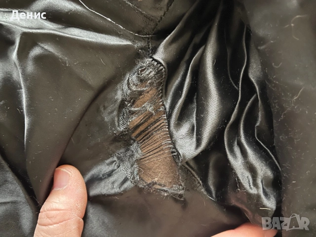 Дълго дамско палто от естествен косъм (нутрия) – L/XL, с подвижна част, ретро модел, снимка 13 - Палта, манта - 53295608