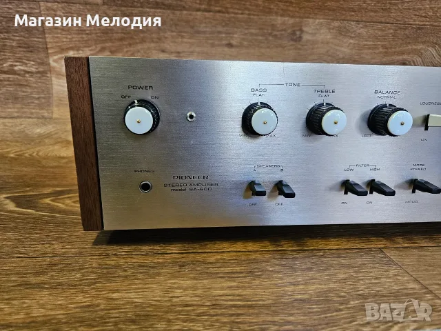 Усилвател Pioneer SA-600 – Топъл, аналогов звук от началото на 70-те, снимка 6 - Ресийвъри, усилватели, смесителни пултове - 56209163