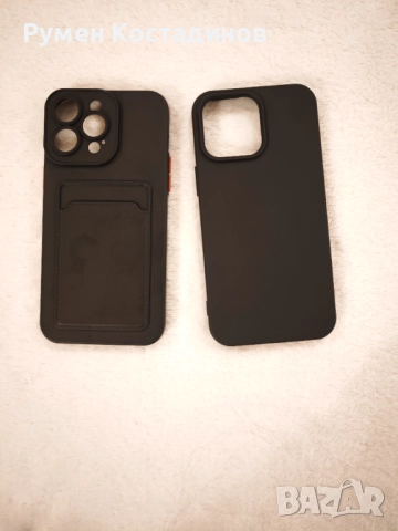 Два силиконови калъфи за iPhone 14 pro max