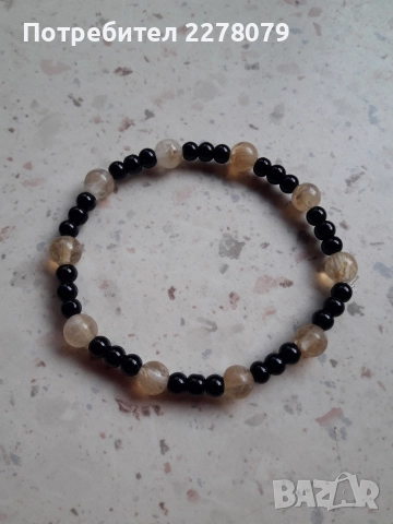 Гривни от различни камъни - ръчна изработка, снимка 12 - Гривни - 43863735