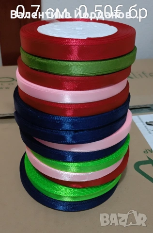 сатенени ленти , снимка 4 - Други - 53040074
